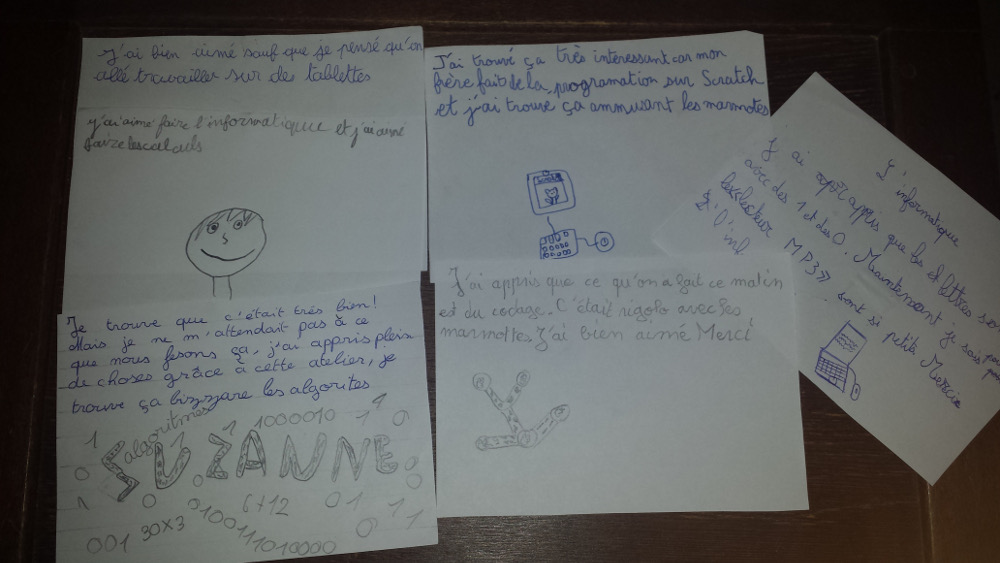 Retours de participants