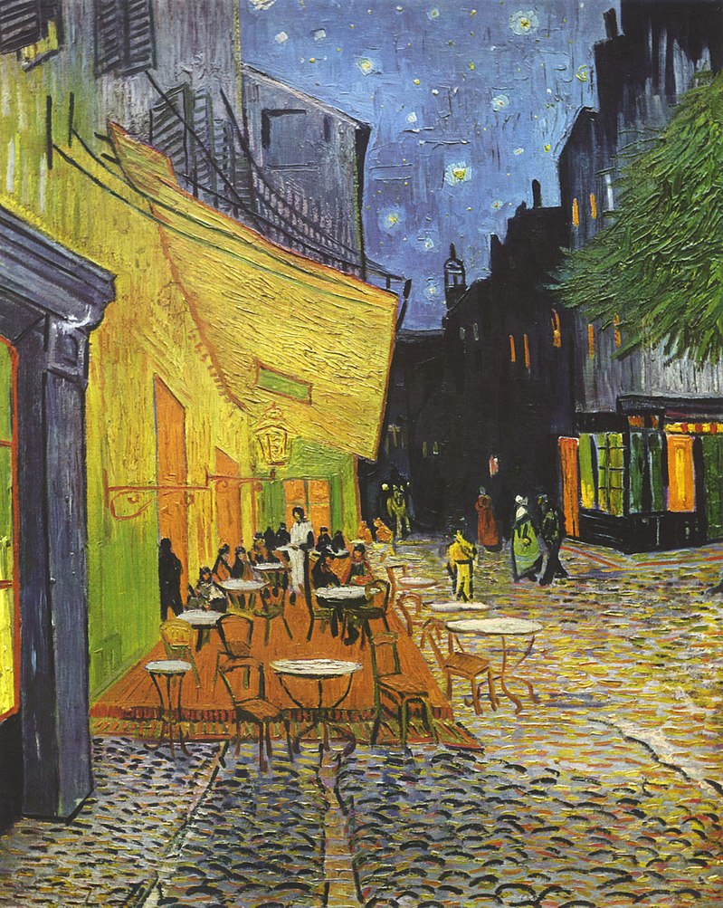 Van Gogh - Terrasse du café le soir