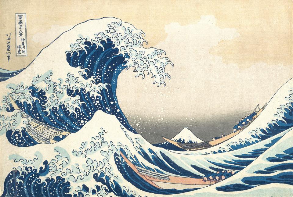 Oeuvre d'art nommée The Great Wave off Kanagawa